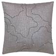 Amal Nailheads Decorative Pillow