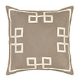 Resort Bisque Fret Accent Pillow