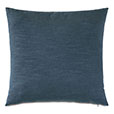 Tabitha Metallic Drip Decorative Pillow in Marine