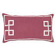 Resort Bloom Fret Accent Pillow