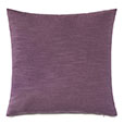 Tabitha Metallic Drip Decorative Pillow in Plum