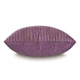 Tabitha Metallic Drip Decorative Pillow in Plum