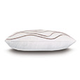 Banks Abstract Decorative Pillow In White