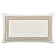 EVELINA MITERED BORDER DECORATIVE PILLOW