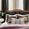 Arwen Lacing Detail Euro Sham In Black