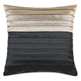 Arwen Pleated Decorative Pillow in Black