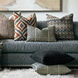 Teton Decorative Pillow In Black