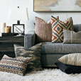 Teton Decorative Pillow In Black