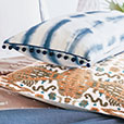 Saya Beaded Trim Decorative Pillow