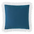 Palermo Fringe Decorative Pillow in Lagoon