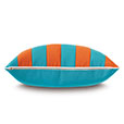 Plage Striped Decorative Pillow in Orange