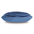 Plisse Pleated Decorative PIllow in Blue