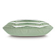 Plisse Pleated Decorative PIllow in Celadon