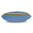 Nocatee Fringe Decorative Pillow in Blue