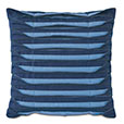 Plisse Pleated Decorative PIllow in Indigo