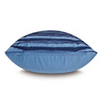 Plisse Pleated Decorative PIllow in Blue