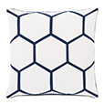 Tamaya Hexagon Decorative Pillow in Indigo