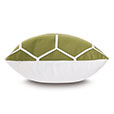 Tamaya Hexagon Decorative Pillow in Leaf