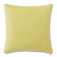 Kaleidoscope Applique Decorative Pillow in Lemon