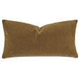 Capra Faux Mohair Decorative Pillow in Amber