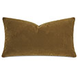 Capra Faux Mohair Decorative Pillow in Amber