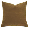 Capra Faux Mohair Decorative Pillow in Amber