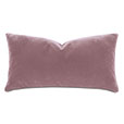 Capra Faux Mohair Decorative Pillow in Mauve