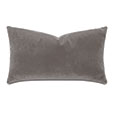 Capra Faux Mohair Decorative Pillow in Otter