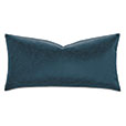 Nevin Vegan Leather Decorative Pillow in Denim