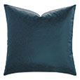 Nevin Vegan Leather Decorative Pillow in Denim