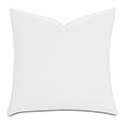 Nevin Vegan Leather Decorative Pillow in Cloud