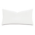 Nevin Vegan Leather Decorative Pillow in Cloud