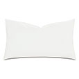 Nevin Vegan Leather Decorative Pillow in Cloud