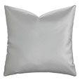 Klein Vegan Leather Decorative Pillow in Sterling