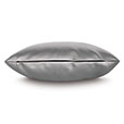 Klein Vegan Leather Decorative Pillow in Steel