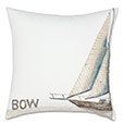 Bow Handpainted Decorative Pillow