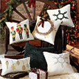 Nutcracker Handpainted Decorative Pillow