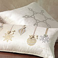 Lucerne Ornaments Decorative Pillow in Ivory