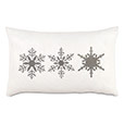 Snowflake Lasercut Decorative Pillow