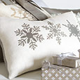 Snowflake Lasercut Decorative Pillow