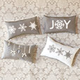 Snowflake Lasercut Decorative Pillow