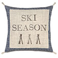 Lodge Blockprinted Decorative Pillow