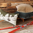 Lodge Ski Lift Decorative Pillow