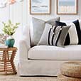 Harbor Knots Decorative Pillow in Navy