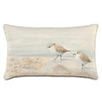 Shell Handpainted Decorative Pillow