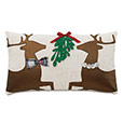 Prancer Applique Decorative Pillow