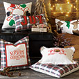 Mitten Applique Decorative Pillow