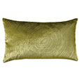 Geode Lasercut Decorative Pillow in Chartreuse