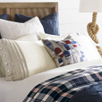 Afloat Buoys Print Decorative Pillow