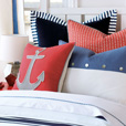 Cameron Anchor Decorative Pillow